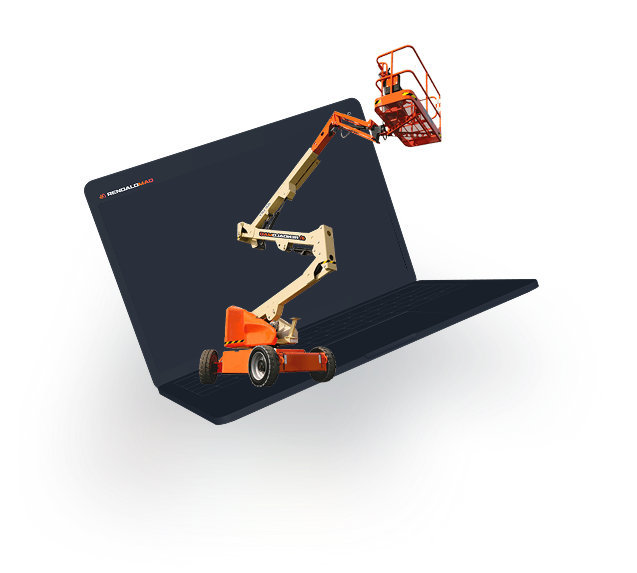 Alza hombres en laptop